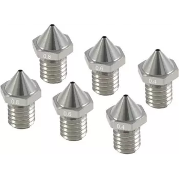 Sprauslu komplekts Flashforge Creator 3 Pro — nomaiņas sprauslas 0.4 mm, 0.6 mm, 0.8 mm