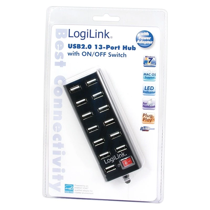 USB centrmezgls LogiLink UA0126