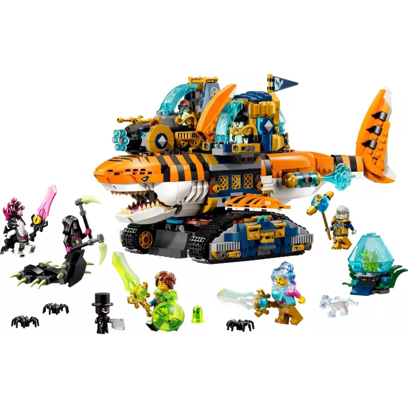 LEGO DREAMZZZ 71515 Tīģerhaizivs tanks