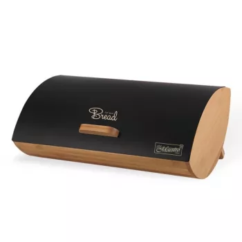 Maestro MR-1775-BLACK maizes kaste Melna, Bambuss, Metāls