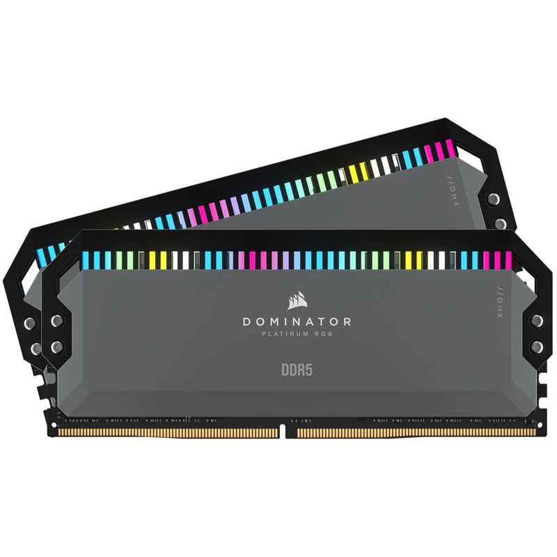 Corsair Dominator Platinum RGB DDR5-5600 CL36 AMD EXPO 32 GB (2x16 GB) Dual-Kit, Pelēks