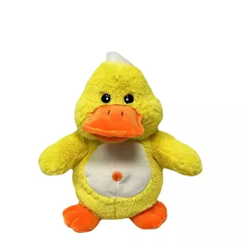 Pūkaina pīles lelle TULILO 9345 – roku lelle, 25 cm