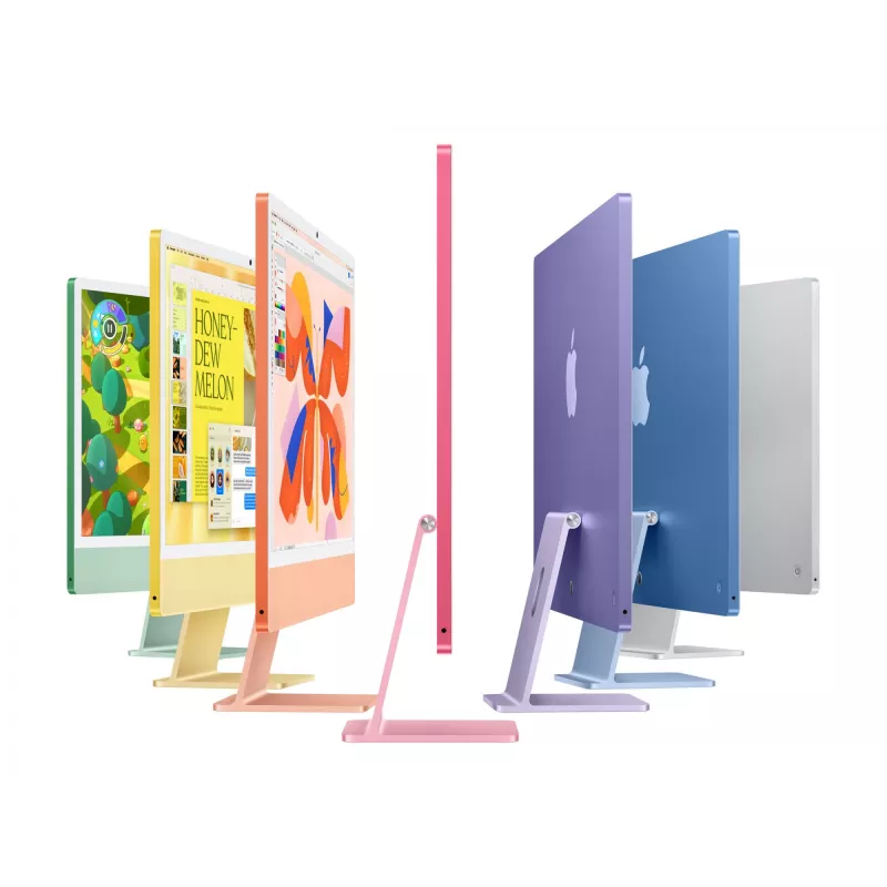 Apple iMac 24 collu: M4 10/10, 16GB, 512GB SSD - Zaļš