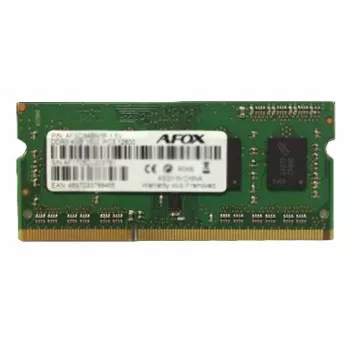 SO-DIMM DDR3 Laptop Atmiņa AFOX 8GB 1333MHz 1.35V Viena Kanāla 1x8GB