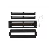 Lanberg AK-VDP103-B 19 collu 3U sprieguma sadales panelis ar DIN sliedi TS-35, melns