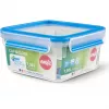 Pārtikas uzglabāšanas trauks EMSA Clip&Close 1.3 L kvadrātveida hermētisks bez BPA, modelis 3110600387