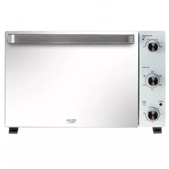 Elektriskais galda cepeškrāsns Adler AD 6027, 48 L, 1800 W, balta