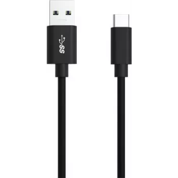 Ansmann 1700-0081 USB kabelis 2 m 2.0/3.2 Gen 1 (3.1 Gen 1) USB A USB C Melns