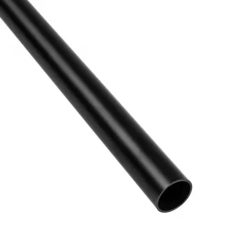 BitsPower cietā caurule 14mm OD, 500mm — Melns oglekļa krāsā, misiņš