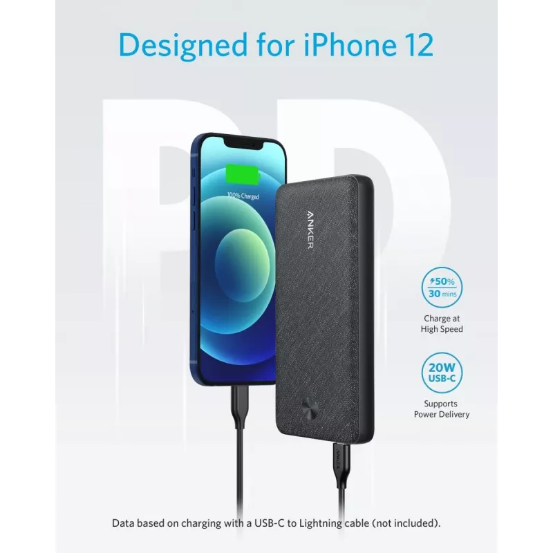 POWER BANK USB 20000MAH MELNS A1365G11 ANKER