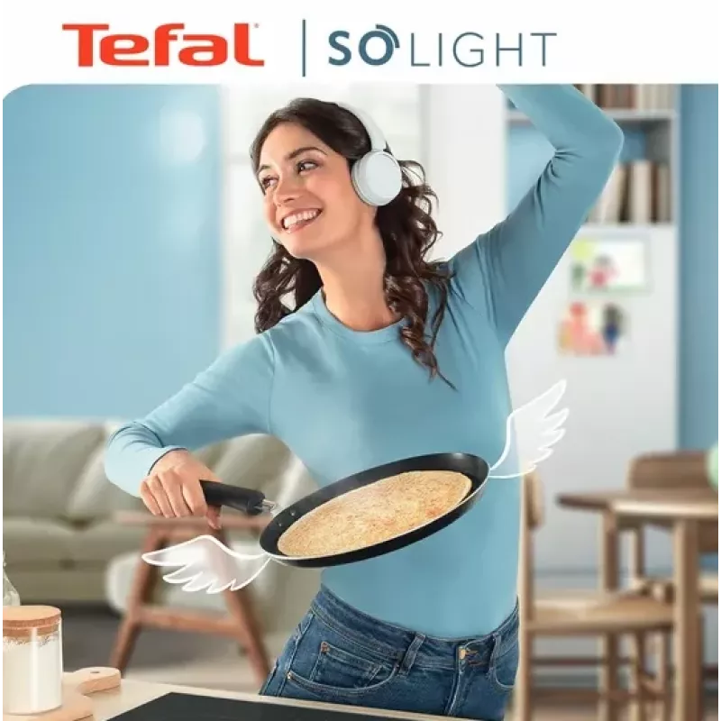 Pankūku panna Tefal H0563842 nelipīga, izturīga, apaļa 24 cm