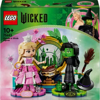 LEGO Wicked Figūras Elphaba un Glinda 75682 – kolekcionējamo minifigūru komplekts