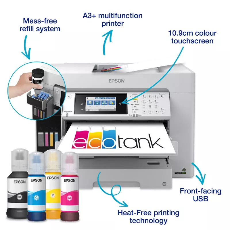 Epson EcoTank Pro ET-16685 Daudzfunkciju tintes printeris A3 4800x1200 DPI 25 ppm Wi-Fi