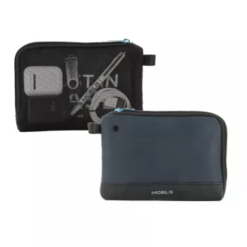 Rokassoma/pārsomas soma Mobilis 005038 Melna Zila Unisex Rāvējslēdzējs