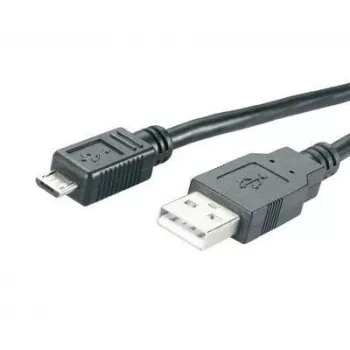 USB kabelis MediaRange MRCS138 1.2m USB A - Micro-USB B Melns