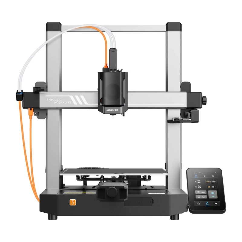 3D printeris AnyCubic Kobra 3 V2 (K3V2-IP-O) — drukas tilpums 235×235×250 mm