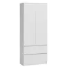 Garderobe Top E Shop SZAFA MALWA B 5 plaukti 2 veramas durvis Balta 900×500×1800 mm