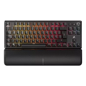 Corsair K70 CORE TKL tastatūra Gaming USB + RF Bezvadu + Bluetooth QWERTZ Vācu Melna
