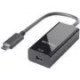 PureLink iSeries - USB/DisplayPort adapteris - USB-C (vīriešu) uz Mini DisplayPort (sieviešu) - 10 cm - 2160p atbalsts - Melns