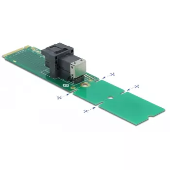 Adapter M.2 Key M uz SFF-8643 NVMe DeLOCK 63145