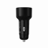 Auto lādētājs CANYON OnDrive 60 PD 60W 2xUSB-C — melns