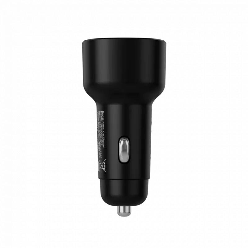 Auto lādētājs CANYON OnDrive 60 PD 60W 2xUSB-C — melns