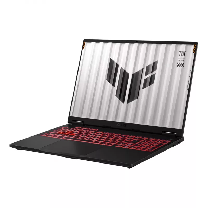 Portatīvais dators ASUS TUF Gaming A16 FA608 16 collu — AMD Ryzen 7 260 (8 kodoli/16 pavedieni, līdz 5.1 GHz), 16 GB DDR5, 512 GB PCIe 4.0 SSD, NVIDIA GeForce RTX 5070 8 GB