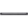 Intellinet Patch Panel, Cat6, UTP, 24 Porti, 1U, Bloķēšanas funkcija, Augšējā pieslēguma Punch Down, Melns