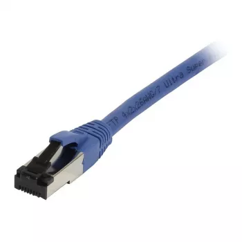 Synergy 21 Patch kabelis RJ45, CAT8.1 2000Mhz, 0,25m, Zils, S-STP(S/FTP), TPE(Ultra SuperFlex), AWG26