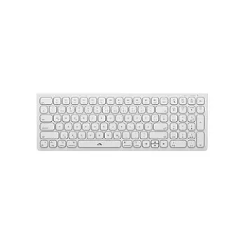 Alogic Echelon Compact USB-C BT tastatūra vācu+ pele balta - tastatūra - USB Type C