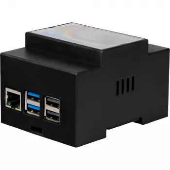 Raspberry Pi RB-CASEP5-07B Melns – Oficiālais korpuss