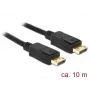 DisplayPort kabelis DeLOCK 84862 10 m Melns