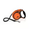 Suns pavada lente Flexi Xtreme 5 m, Oranža/Melna, Vidēja (līdz 35 kg)