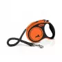 Suns pavada lente Flexi Xtreme 5 m, Oranža/Melna, Vidēja (līdz 35 kg)