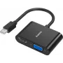 Video adapteris HAMA Classic Line Mini DisplayPort uz VGA/HDMI 2in1, atbalsta Ultra HD 4K