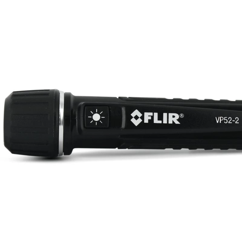 FLIR VP52-2 bezkontakta sprieguma detektors CAT IV 1000 V LED, vibrācija, akustisks, kabatas melns