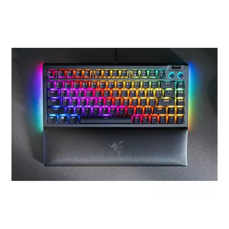 Razer BlackWidow V4 75% Melnā tastatūra US (RZ03-05000100-R3M1)