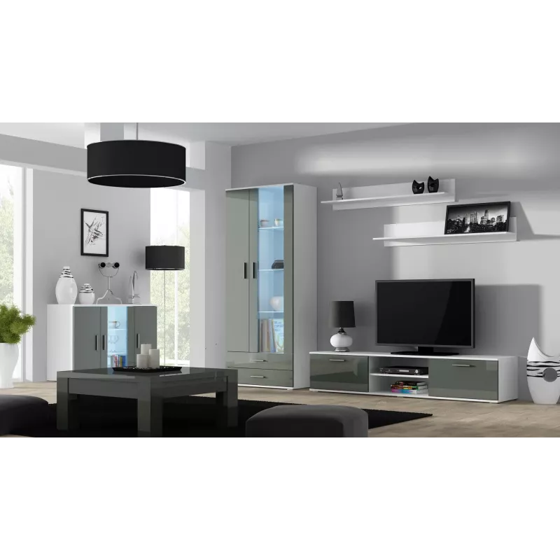 Cama komplekts of two shelves 125cm SOHO balts matēts