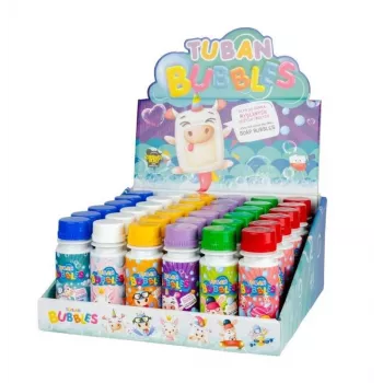 Burbuļu komplekts Tuban DISPLAY MAZI ZIEDIŅI 36 gab. x 60 ml