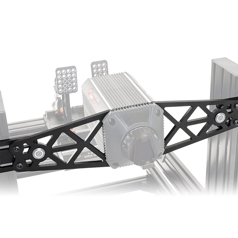 Montāžas kronšteins Asetek SimSports Steel Black 135x535x168mm