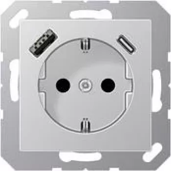 JUNG A1520-15CAAL kontaktligzda, tips F, 16 A, 50/60 Hz