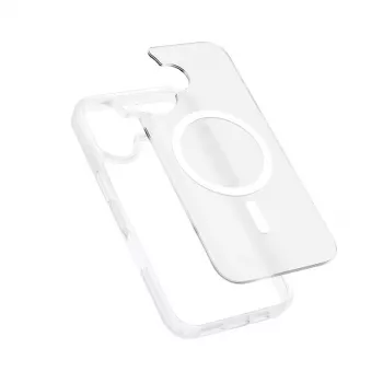 Crong Hybrid Matte Magnetic Macīgs Macīgs Macīgs Macīgs Macīgs Macīgs Macīgs Macīgs Macīgs Macīgs Macīgs Macīgs Macīgs Macīgs Macīgs Macīgs iPhone 17 caurspīdīgi balts, PC+TPU