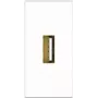Kindermann Konnect flex 45 click - Modulāra sejas plāksne - USB 2.0 Type A - Balta, RAL 9010