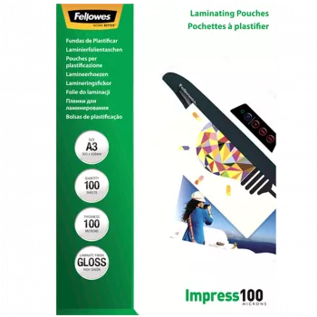 Laminēšanas kabatiņas GLOSSY/A3 100 100gab 5351205 Fellowes