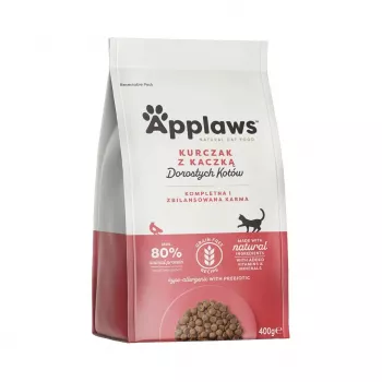 APPLAWS Adult Chicken with Duck - sausā barība kaķiem - 400g