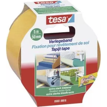 Līmlente Tesa 5681, 5 m garums, 50 mm platums, brūna/balta