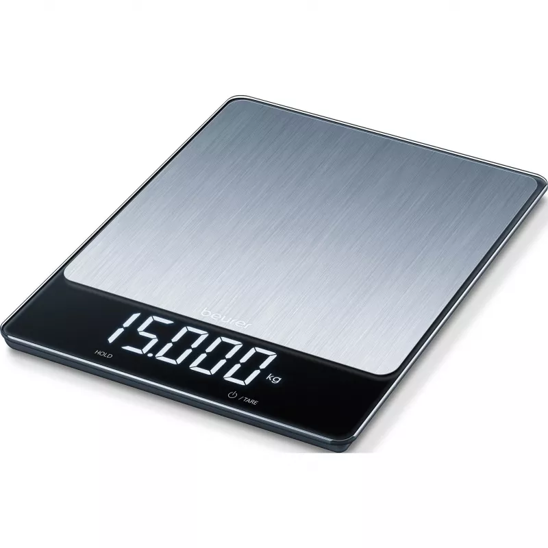 Virtuves svari Beurer KS 34 XL nerūsējošais tērauds, 5 kg, 1 g precizitāte