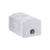 Lanberg OU5-0001-W kontaktligzdu kārba RJ-45 Balta