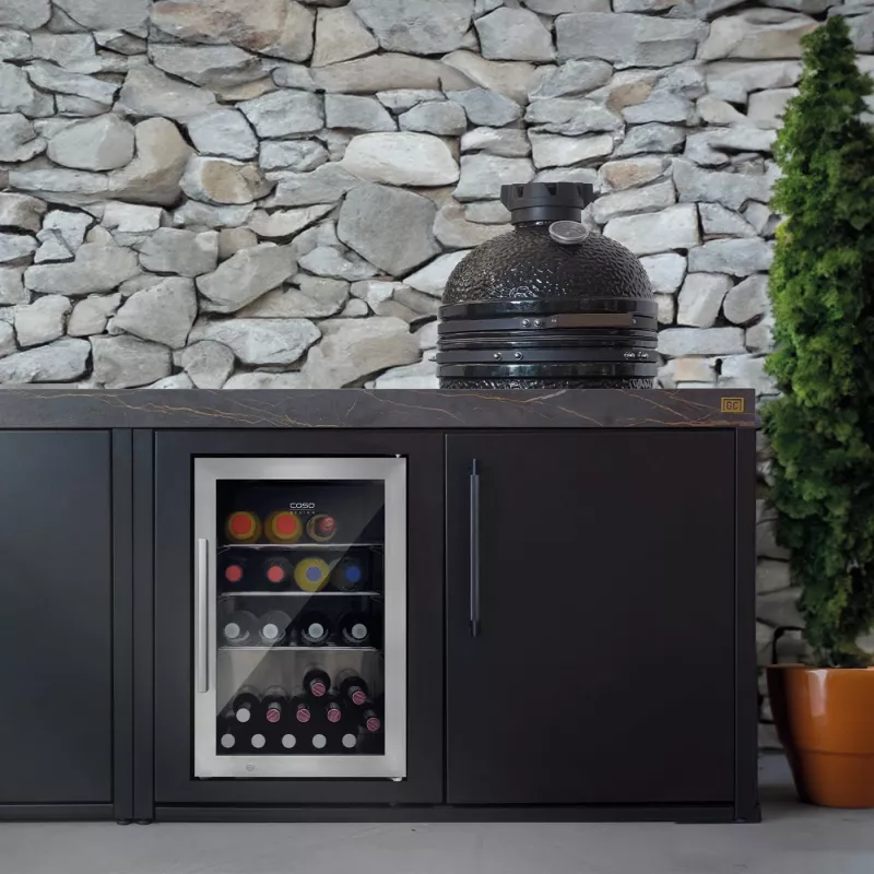 Caso Barbecue Cooler S-R | Iebūvējams dzesētājs | Energoefektivitātes klase A | Nerūsējošais tērauds