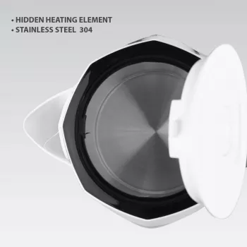 Elektriskā tējkanna Maestro MR-058-WHITE 1.8 L, 2000 W, bezvadu, noņemams filtrs